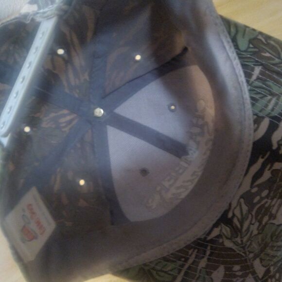 Deadstock Vintage Chambers Security Services Bodyguard Camouflage Snap Back Hat - Picture 7 of 8